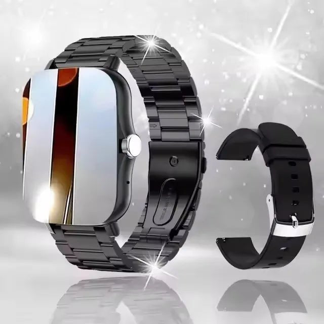 Smartwatch, kabelloses Anrufen/Zifferblatt, Multi-Sport-Modus, Anruferinnerung und Ablehnung, SMS-Erinnerung, für iPhone/Andriod - flohmarkt-deutschland.shop