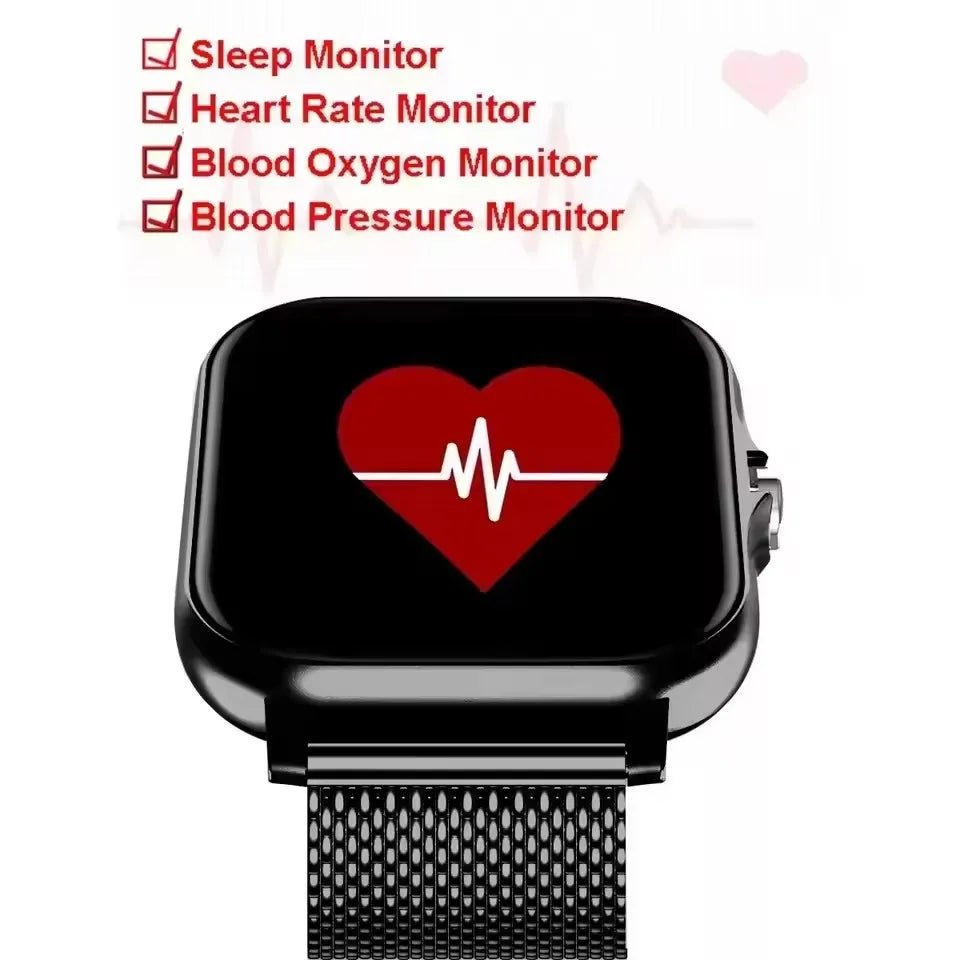 Smartwatch, kabelloses Anrufen/Zifferblatt, Multi-Sport-Modus, Anruferinnerung und Ablehnung, SMS-Erinnerung, für iPhone/Andriod - flohmarkt-deutschland.shop