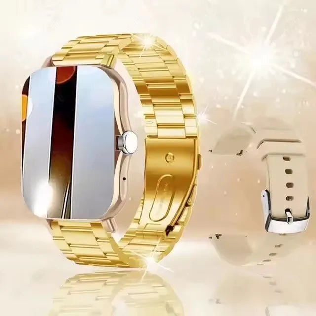 Smartwatch, kabelloses Anrufen/Zifferblatt, Multi-Sport-Modus, Anruferinnerung und Ablehnung, SMS-Erinnerung, für iPhone/Andriod - flohmarkt-deutschland.shop