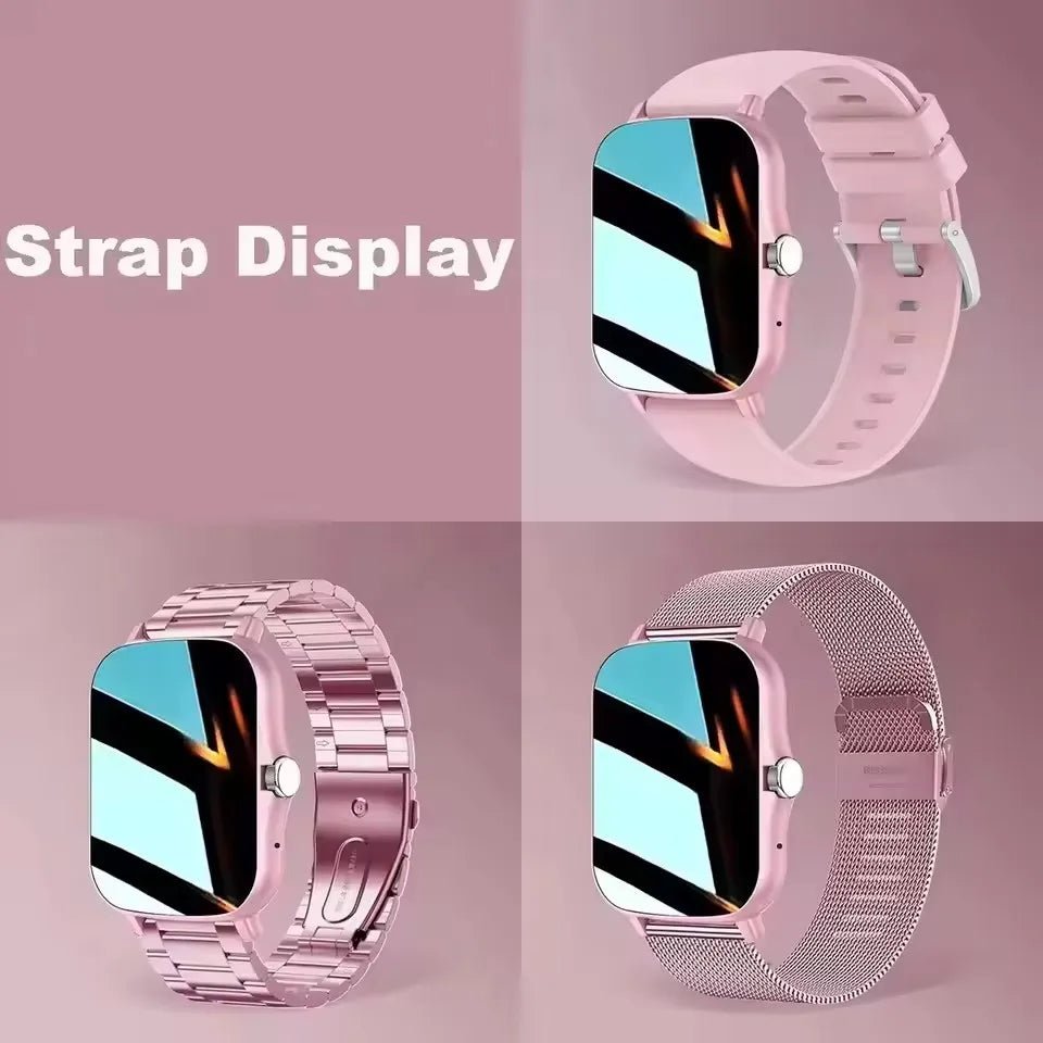 Smartwatch, kabelloses Anrufen/Zifferblatt, Multi-Sport-Modus, Anruferinnerung und Ablehnung, SMS-Erinnerung, für iPhone/Andriod - flohmarkt-deutschland.shop