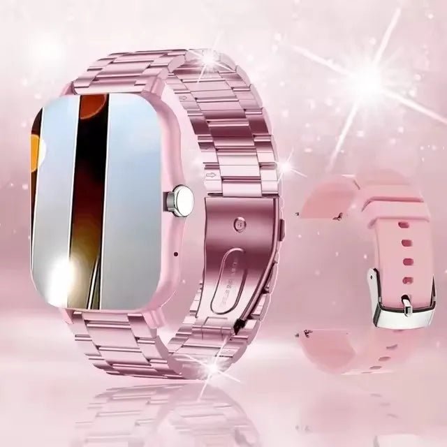 Smartwatch, kabelloses Anrufen/Zifferblatt, Multi-Sport-Modus, Anruferinnerung und Ablehnung, SMS-Erinnerung, für iPhone/Andriod - flohmarkt-deutschland.shop