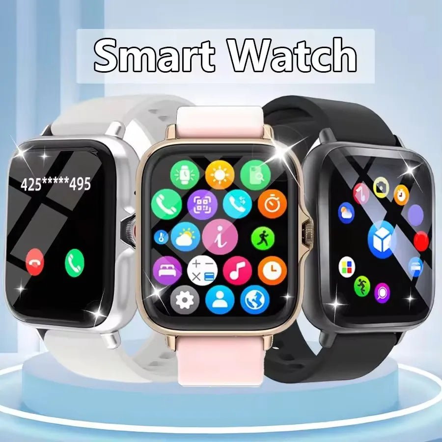Smartwatch, kabelloses Anrufen/Zifferblatt, Multi-Sport-Modus, Anruferinnerung und Ablehnung, SMS-Erinnerung, für iPhone/Andriod - flohmarkt-deutschland.shop