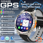 Smartwatches 1,56" AMOLED-Bildschirm GPS Fitness Tracking Kompass 3ATM 650Mah Anruf 100+ Sport Smartwatch AI GPT für Android iOS - flohmarkt-deutschland.shop