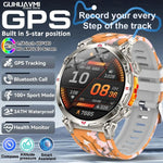 Smartwatches 1,56" AMOLED-Bildschirm GPS Fitness Tracking Kompass 3ATM 650Mah Anruf 100+ Sport Smartwatch AI GPT für Android iOS - flohmarkt-deutschland.shop