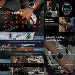 Smartwatches 1,56" AMOLED-Bildschirm GPS Fitness Tracking Kompass 3ATM 650Mah Anruf 100+ Sport Smartwatch AI GPT für Android iOS - flohmarkt-deutschland.shop