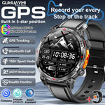 Smartwatches 1,56" AMOLED-Bildschirm GPS Fitness Tracking Kompass 3ATM 650Mah Anruf 100+ Sport Smartwatch AI GPT für Android iOS - flohmarkt-deutschland.shop