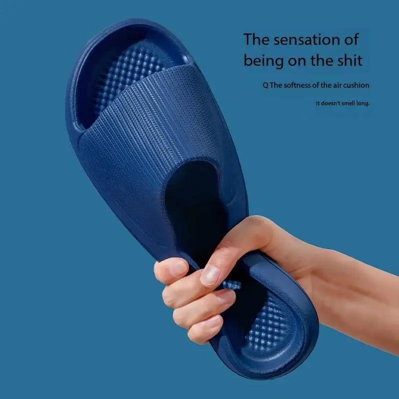 Soft Sole Massage Shower Shoes for Women Men Couples Waterproof Non-slip Home Leisure Fashion Bathroom Slippers - flohmarkt-deutschland.shop