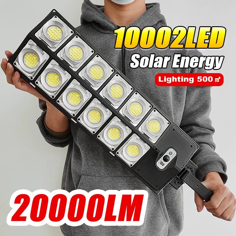 Solar-Außenleuchte 20000LM mit Bewegungsmelder - flohmarkt-deutschland.shop