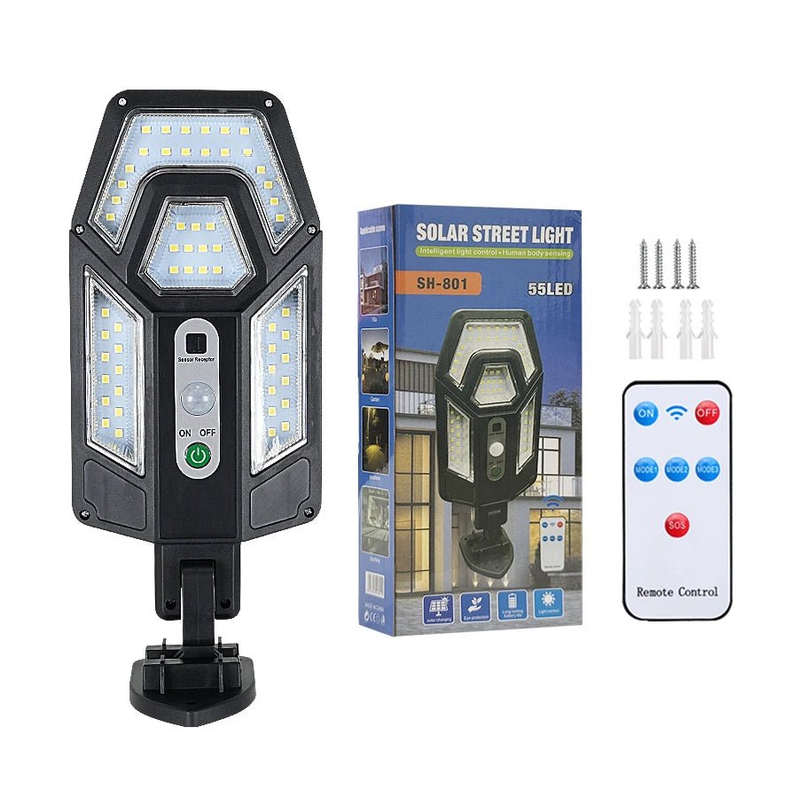Solar-Außenleuchte 20000LM mit Bewegungsmelder - flohmarkt-deutschland.shop