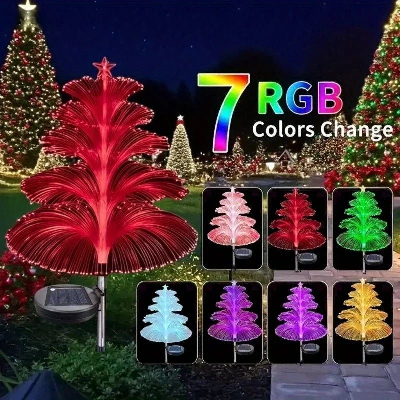 Solar LED Gartenleuchte Quallen 7 Farben Weg Außenbeleuchtung - flohmarkt-deutschland.shop