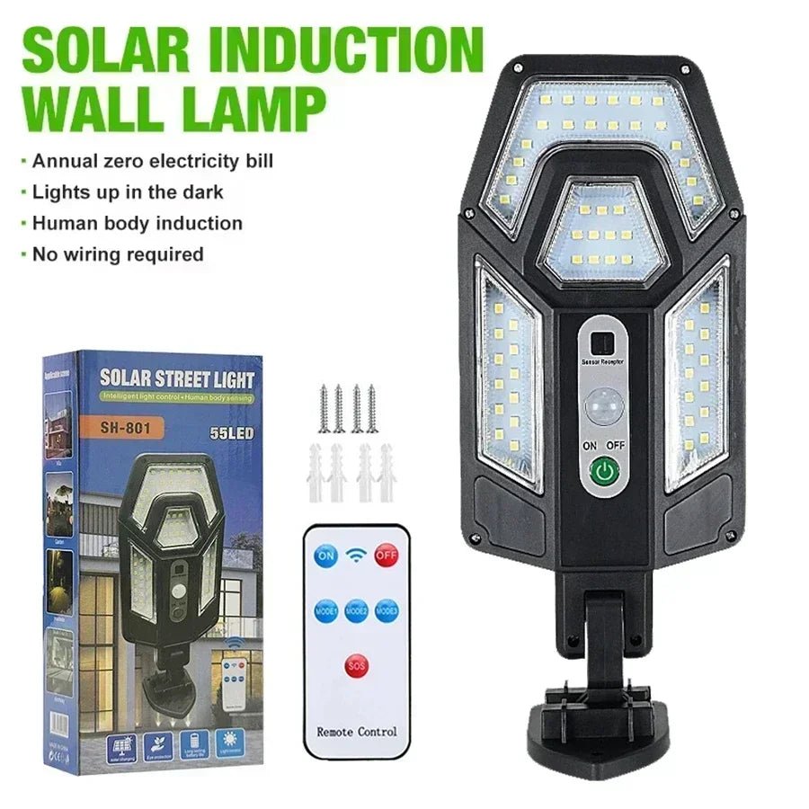 Solar-Wand-LED-Leuchte Außenbereich mit Bewegungssensor - flohmarkt-deutschland.shop