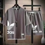 Sommer 2025 Neues Herren-Pullover-Sportbekleidungsset, modisches Basketball-Freizeitset für Herren mit kurzärmeligem T-Shirt + Shorts, zweiteiliges Set. - flohmarkt-deutschland.shop