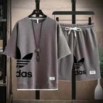 Sommer 2025 Neues Herren-Pullover-Sportbekleidungsset, modisches Basketball-Freizeitset für Herren mit kurzärmeligem T-Shirt + Shorts, zweiteiliges Set. - flohmarkt-deutschland.shop