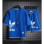 Sommer 2025 Neues Herren-Pullover-Sportbekleidungsset, modisches Basketball-Freizeitset für Herren mit kurzärmeligem T-Shirt + Shorts, zweiteiliges Set. - flohmarkt-deutschland.shop