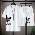 Sommer 2026 Neues Herren-Pullover-Sportbekleidungsset, modisches Basketball-Freizeitset für Herren mit kurzärmeligem T-Shirt + Shorts, zweiteilig - flohmarkt-deutschland.shop