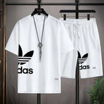 Sommer 2026 Neues Herren-Pullover-Sportbekleidungsset, modisches Basketball-Freizeitset für Herren mit kurzärmeligem T-Shirt + Shorts, zweiteiliges Set. - flohmarkt-deutschland.shop