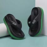 Sommer Damen Flip-Flops 3 cm Höhe rutschfeste Sommersandalen Damen Slides Mädchen Hausschuhe - flohmarkt-deutschland.shop