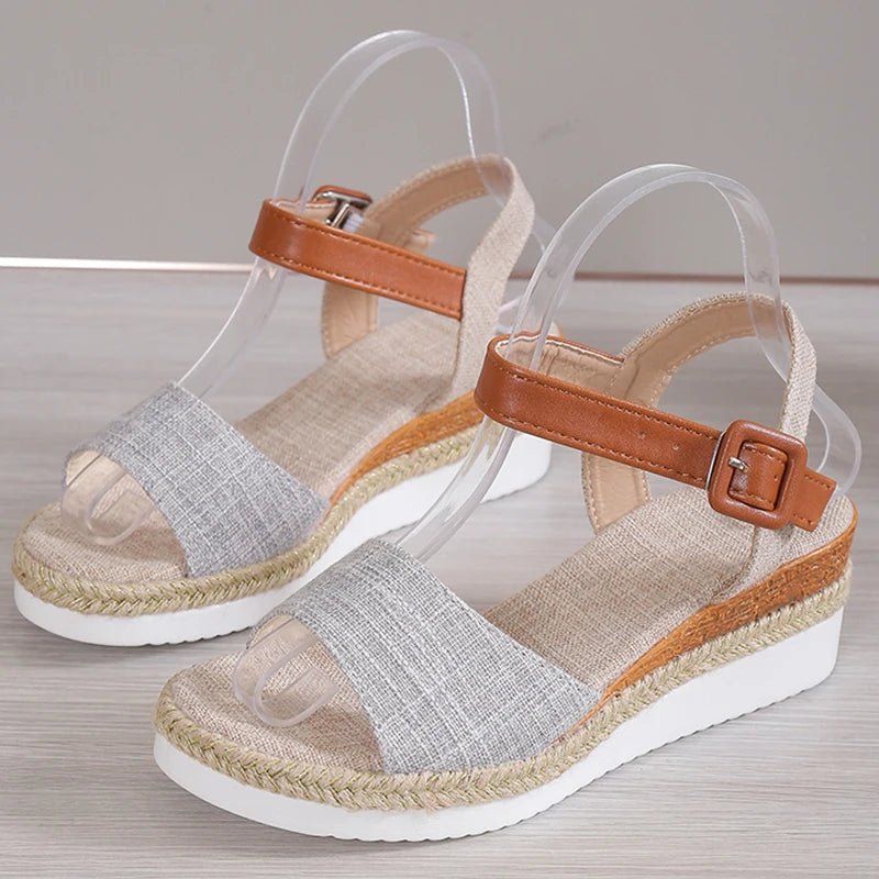 Sommer Frau Sandalen Schuhe Weiche Schuhe Frau Elegante Sandalen Frau Keil Damen Schuhe Party Schuhe Weibliche Frauen Sandale - flohmarkt-deutschland.shop
