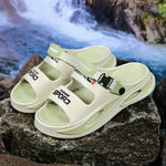 Sommer-Herrenpantoffeln, Strand-Sandalen, lässige, rutschfeste Outdoor-Slides mit weicher Sohle für den täglichen Gebrauch. - flohmarkt-deutschland.shop