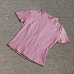 Sommer Hohe Qualität Taille Abnehmen Training Tops frauen Schnell trocknend Engen Stehkragen Voll Zipper Kurzen Ärmeln Yoga shirts - flohmarkt-deutschland.shop