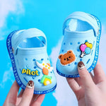 Sommer Kinder SchuheSandalen Loch Kinder Schuhe Hausschuhe Weiche Anti-Skid Cartoon Design Loch Baby Schuhe Sandstrand Für jungen Mädchen - flohmarkt-deutschland.shop