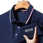 Sommer Mode Neue männer Kurzarm Designer Exquisite Dreidimensionale Stickerei POLO Atmungsaktive Revers Business T-shirt - flohmarkt-deutschland.shop