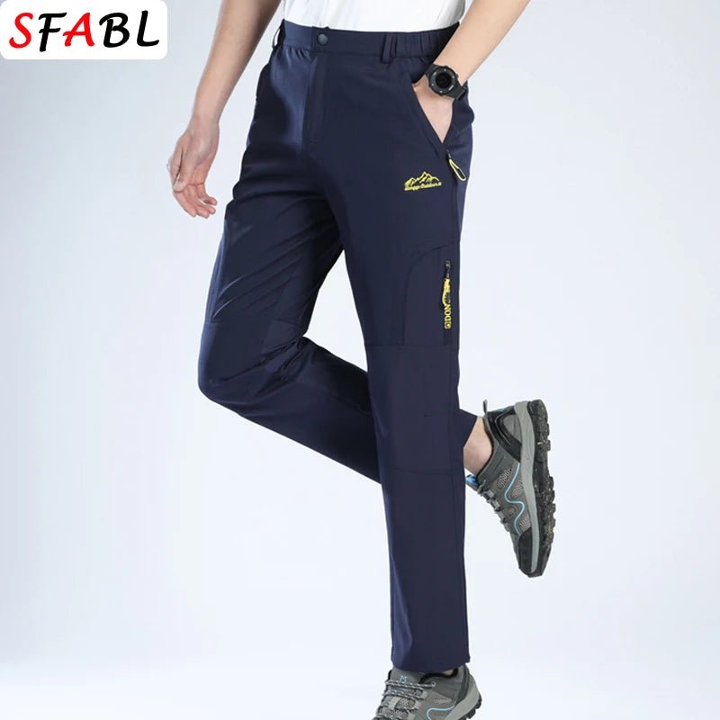 Sommer Outdoor-Sporthosen für Herren und Damen Wander- und Campinghosen Schnelltrocknende Stretch-Taktische Hosen Leichte Trekkinghosen XL-5XL - flohmarkt-deutschland.shop