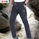 Sommer Outdoor-Sporthosen für Herren und Damen Wander- und Campinghosen Schnelltrocknende Stretch-Taktische Hosen Leichte Trekkinghosen XL-5XL - flohmarkt-deutschland.shop