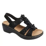 Sommer Sandalen Frauen 2022 Neue Blume Keil Plattform Orthopädie Schuhe Retro Rom Casual Komfortable Peep Toe Alias De Mujer - flohmarkt-deutschland.shop
