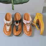 Sommer-Sandalen für Damen 2026: Bequeme Plateau-Keilsandalen und rutschfeste offene Pantoffeln in großen Größen - flohmarkt-deutschland.shop