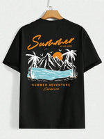 Sommer Set Off Again Adventure California Herren T-Shirt Baumwolle Lose T-Shirt Kleidung Mode Sweat Kleidung Übergroße Sommer Tops - flohmarkt-deutschland.shop