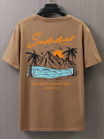 Sommer Set Off Again Adventure California Herren T-Shirt Baumwolle Lose T-Shirt Kleidung Mode Sweat Kleidung Übergroße Sommer Tops - flohmarkt-deutschland.shop