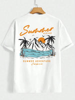 Sommer Set Off Again Adventure California Herren T-Shirt Baumwolle Lose T-Shirt Kleidung Mode Sweat Kleidung Übergroße Sommer Tops - flohmarkt-deutschland.shop