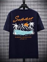 Sommer Set Off Again Adventure California Herren T-Shirt Baumwolle Lose T-Shirt Kleidung Mode Sweat Kleidung Übergroße Sommer Tops - flohmarkt-deutschland.shop