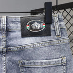 Sommer Stretch-Baumwolle shorts Herren lässige Sashimi-Komfort hochwertige Plus-Size-Jeans shorts - flohmarkt-deutschland.shop