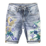Sommer Stretch-Baumwolle shorts Herren lässige Sashimi-Komfort hochwertige Plus-Size-Jeans shorts - flohmarkt-deutschland.shop