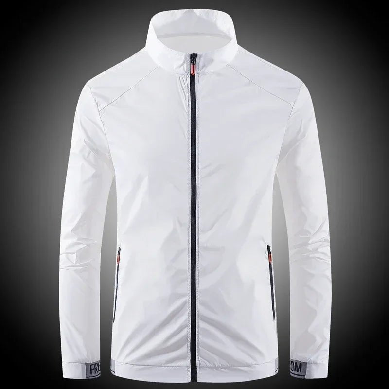 Sonnenschutzmäntel Herren Atmungsaktive Sportwasserdichte Jacke Sommer UV-Schutz Outdoor Angeln Haut Kleidung - flohmarkt-deutschland.shop