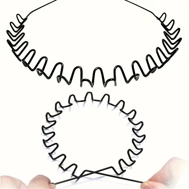 Sport-Haarband für Herren, unsichtbares Stirnband, Haargummi mit männlicher Pferdeschwanzfrisur, Haarbündel für Kopfbedeckungen für Jungen - flohmarkt-deutschland.shop
