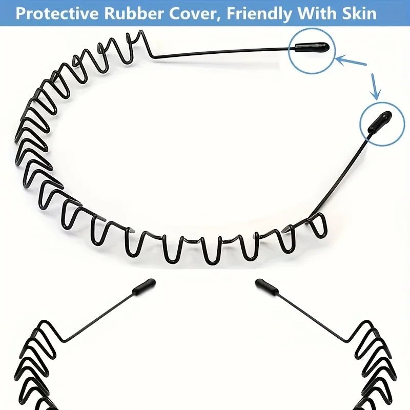 Sport-Haarband für Herren, unsichtbares Stirnband, Haargummi mit männlicher Pferdeschwanzfrisur, Haarbündel für Kopfbedeckungen für Jungen - flohmarkt-deutschland.shop