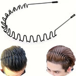Sport-Haarband für Herren, unsichtbares Stirnband, Haargummi mit männlicher Pferdeschwanzfrisur, Haarbündel für Kopfbedeckungen für Jungen - flohmarkt-deutschland.shop