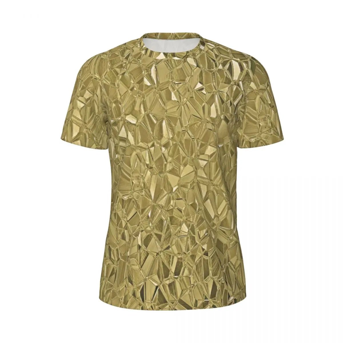 Sport-T-Shirt für Männer, Metallic-Druck, T-Shirts, beliebte Sparks Of Red, Sommer-T-Shirts, O-Ausschnitt, Y2K-Retro-Grafik-Tops, Geschenk - flohmarkt-deutschland.shop