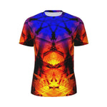 Sport-T-Shirt für Männer, Metallic-Druck, T-Shirts, beliebte Sparks Of Red, Sommer-T-Shirts, O-Ausschnitt, Y2K-Retro-Grafik-Tops, Geschenk - flohmarkt-deutschland.shop