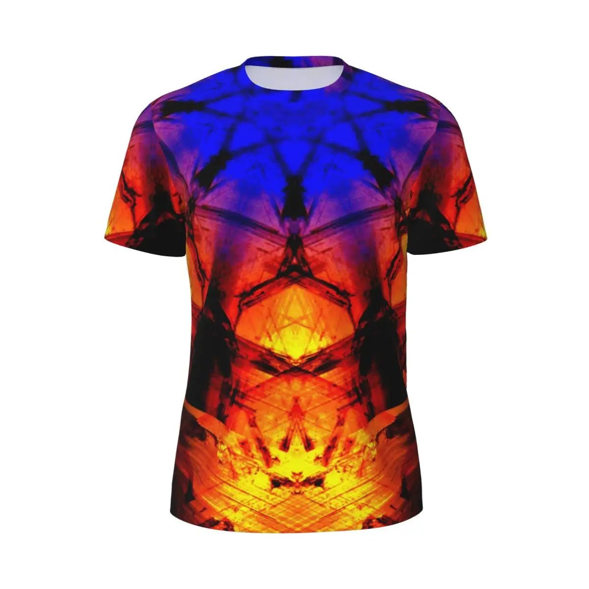 Sport-T-Shirt für Männer, Metallic-Druck, T-Shirts, beliebte Sparks Of Red, Sommer-T-Shirts, O-Ausschnitt, Y2K-Retro-Grafik-Tops, Geschenk - flohmarkt-deutschland.shop