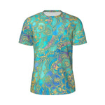 Sport-T-Shirt für Männer, Metallic-Druck, T-Shirts, beliebte Sparks Of Red, Sommer-T-Shirts, O-Ausschnitt, Y2K-Retro-Grafik-Tops, Geschenk - flohmarkt-deutschland.shop