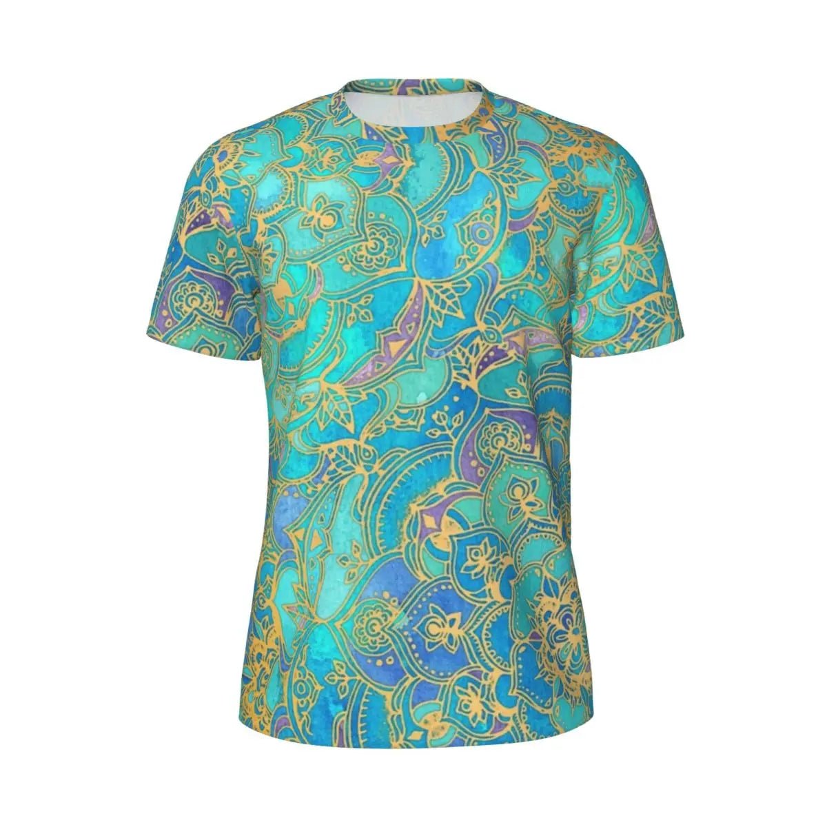 Sport-T-Shirt für Männer, Metallic-Druck, T-Shirts, beliebte Sparks Of Red, Sommer-T-Shirts, O-Ausschnitt, Y2K-Retro-Grafik-Tops, Geschenk - flohmarkt-deutschland.shop