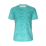 Sport-T-Shirt für Männer, Metallic-Druck, T-Shirts, beliebte Sparks Of Red, Sommer-T-Shirts, O-Ausschnitt, Y2K-Retro-Grafik-Tops, Geschenk - flohmarkt-deutschland.shop