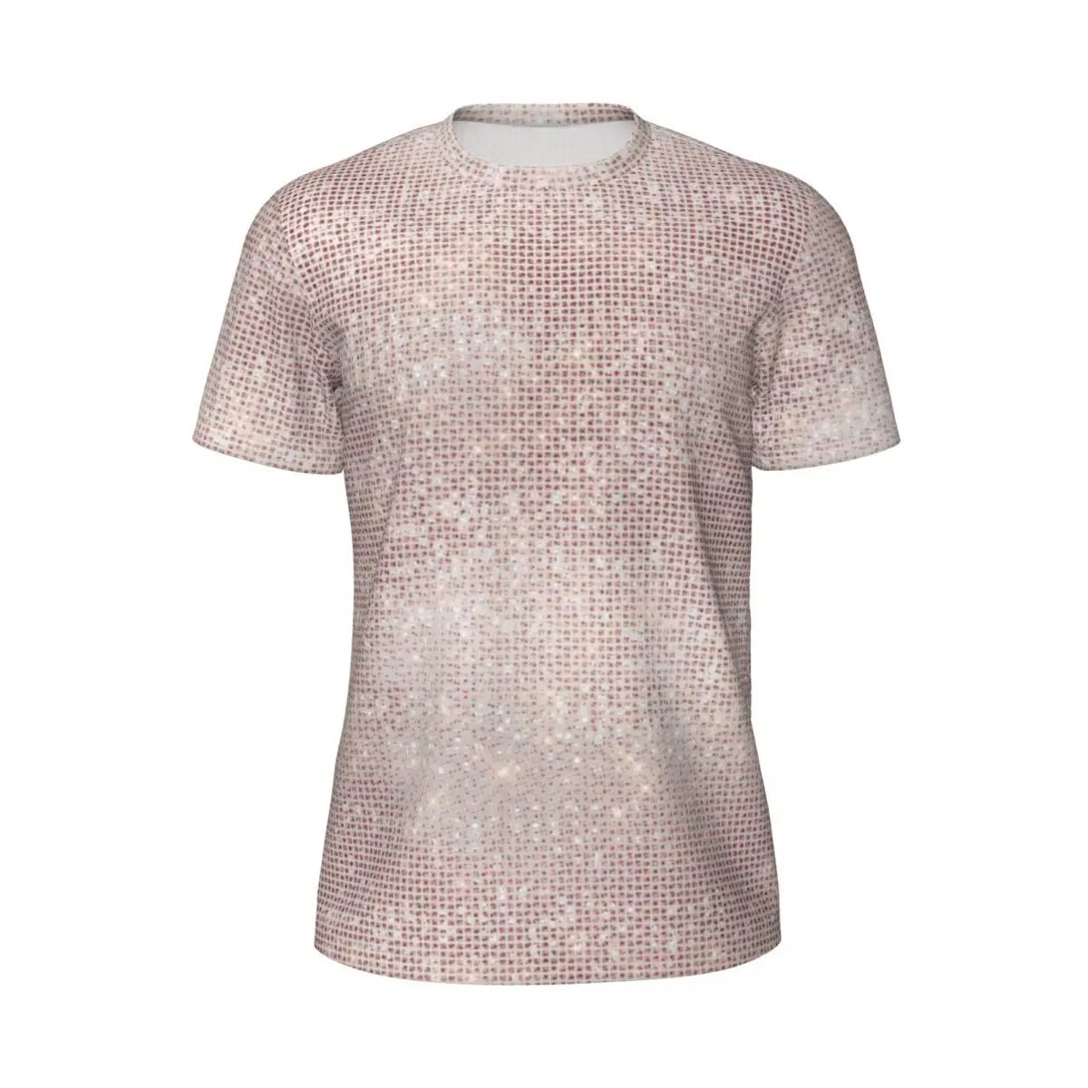 Sport-T-Shirt für Männer, Metallic-Druck, T-Shirts, beliebte Sparks Of Red, Sommer-T-Shirts, O-Ausschnitt, Y2K-Retro-Grafik-Tops, Geschenk - flohmarkt-deutschland.shop