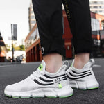 Sportschuhe für Herren, rutschfest, atmungsaktiv, Plateau, Lauftrainingsschuh, modisch, leicht, bequem, für den Außenbereich - flohmarkt-deutschland.shop