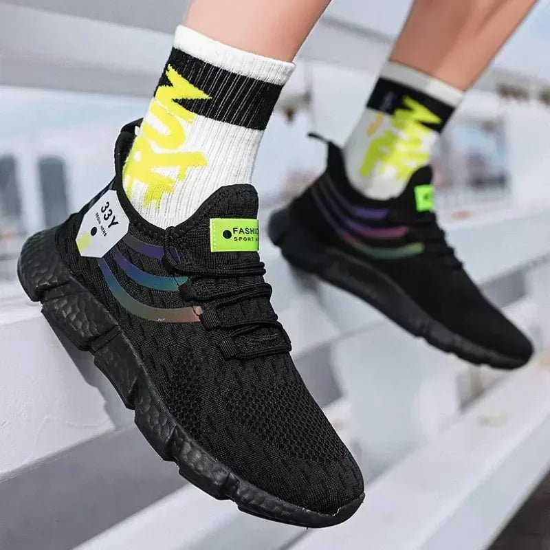 Sportschuhe für Herren, rutschfest, atmungsaktiv, Plateau, Lauftrainingsschuh, modisch, leicht, bequem, für den Außenbereich - flohmarkt-deutschland.shop