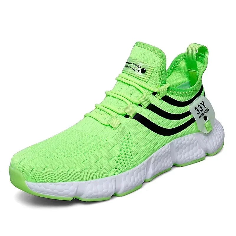 Sportschuhe für Herren, rutschfest, atmungsaktiv, Plateau, Lauftrainingsschuh, modisch, leicht, bequem, für den Außenbereich - flohmarkt-deutschland.shop